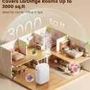 XEITIN Waterless Essential Oil Diffuser 3000 Sq.Ft Coverage for Large Home Hotel Office, 400ml Cold Air Scent Machine, Bluetooth App Control, No-Noise Aroma Diffuser Wall Mount Gift for Mom for Her
