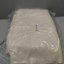 Jorvila Non-Slip Rug Pad Gripper 8x10 Feet, Anti Skid Mat for Under Area Rugs, Keeps Rugs in Position and Safe, Thick Cushioned Carpet Pad for Hardwood Floors Protection (White)