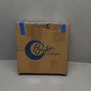 OBright Ted - Drum Shade Standing Lamp, Pull Chain Switch, E26 Socket, Modern Minimalist Design, Simple Floor Lamp for Living Room, Bedroom, Office, Antique Brass