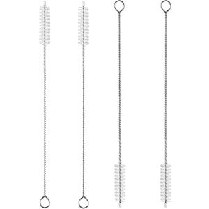 5 x 4 Pcs Straw Cleaner Brush, 10mm Wide Reusable Extra Long Straw Cleaner for 40, 30, 20 oz Stanley Mug, Stainless, Bottle