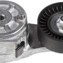 AUQDD 38185 Automatic Belt Tensioner and Pulley Assembly Fit For 01-07 Chrysler Town & Country /01-03 Voyager /01-07 Dodge Grand Caravan /02-05 Jeep Liberty /03-06 Wrangler TJ