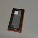 TENDLIN Compatible with iPhone 12 / iPhone 12 Pro Case Wood Grain with Carbon Fiber Texture Design Leather Hybrid Case Black