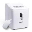Igloo Automatic Ice Maker, Self- Cleaning, Countertop Size, 26 Pounds in 24 Hours, 9 Large or Small Ice Cubes in 7 Minutes, LED Control Panel, Scoop Included, Perfect for Water Bottles, Mixed Drinks (White)
