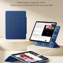 ESR for iPad Air 11 Inch Case M4/M3/M2 (2026/2025/2024), iPad Air 5th/4th Gen (2022/2020), Powerful Magnetic Attachment, Slim Trifold Stand Case, Auto Wake/Sleep, Durable Protection, Navy Blue