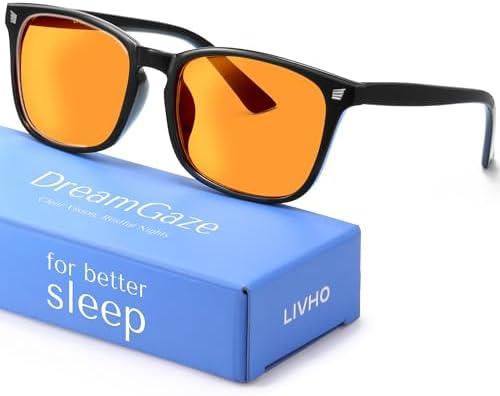 DreamGaze 99.9% Blue Light Blocking Glasses for Better Sleep - Anti Blue Light Glasses Men - Premium Computer Gaming Glasses