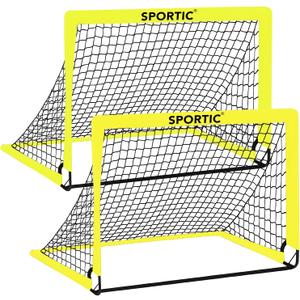 2 Pack 4' x 3' Soccer Goal Net Set, Pop Up Kids Practice Soccer Goals for Indoor and Outdoor.Portable Soccer Net with Carrying Bag & Ground Pegs, Perfect for Backyard, Field, Court