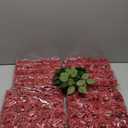 100pcs Artificial Flowers Dark Red Rose Real Looking Fake Foam Roses with Stem for Valentine's Day DIY Wedding Bouquets Bridal Shower Centerpieces Arrangements Party Home Decorations