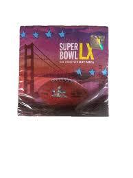 Super Bowl LX Napkins (small) 3 Pack