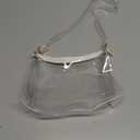 Stadium Approved Bags for Women -Shoulder Bags PVC Purse, Concert Bag (Clear-plastic Strap)