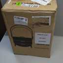 CANITORON Makeup Organizer,Skincare Organizer with 2 Drawers and Brush Storage Box,Lipstick Holder,Cosmetic Display Case for Vanity Organizer and Bathroom Countertop Storage (White)