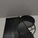 Rotating Makeup Organizer for Vanity, 360 Spinning Skincare Organizers with Adjustable Trays, Make Up Desk Storage Carousel Rack, Cosmetic Display Cases for Dresser Bathroom Countertop (Black)