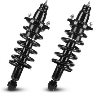Rear Complete Strut Assembly Shock Absorber Fit for Honda CR-V CRV 2002 2003 2004 2005 2006 L4 2.4L Sport Utility, Replace 171380L, 171380R with Coil Spring, 2PCS (Rear Left and Right)