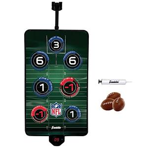 Franklin Sports NFL Electronic Football Target Toss Game - Over The Door Football Throwing Target for Kids - Score N' Sounds Mini Toy Game