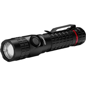 Coast PX200R 2000 Lumen Rechargeable LED Flashlight, Twist Focus, USB-C, 2-Position Pocket Clip