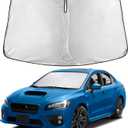 EcoNour Windshield Sunshade Compatible for Subaru Impreza WRX 2017-2021 2022 2023, Sun Visor for Front Windshield & Window Sun Shade Cover, UV Heat Blocker & Protector, Car Accessories