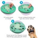 Outward Hound by Nina Ottosson Dog Worker Treat Puzzle Enrichment Toy, Level 3 Advanced, Green