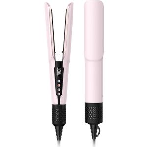 Slopehill 2-in-1 Hair Straightener and Blow Dryer, Professional Hair Styling Tool, Pink