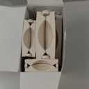 Empanada Maker Press, 6-Inch Extra Large Dumpling Maker Set with Dough Cutter, Dumpling Mold Set for Pierogi, Pastelitos, Calzone, Turnovers, Chinese Dumpling, 5Sizes (6"/5"/4"/3"/2.6") (White)