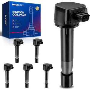 KAX Pack of 6 Ignition Coil Set for Honda Odyssey 2008-2017 3.5L, Accord 2008-2012 3.5L, Acura TL 2009-2014, Accord Crosstour 2010-2011, Crosstour 2012 3.5L, Acura RL 2009-2012, TSX 2010-2014 3.5L