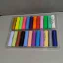 TBC The Best Crafts 24 Colors Mixed pack, Washable Paint, Non-toxic, Tempera Paint Sticks for Kids and Students