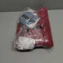 COSY HOMEER Extra Thick Bath Rugs for Bathroom - Anti-Slip Bath Linen Sets Mats Soft Plush Yarn Shaggy 100% Strong Polyester Living Room Bedroom Water Absorbent (Red,17x27 - Inches)