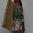 24 Bundles Artificial Flowers for Outdoors/Indoors, Fake Flowers Plants for Indoor Outside Garden Porch Window Box Home Wedding Farmhouse(8 Color)