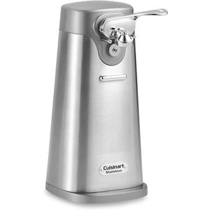 Cuisinart SCO-60 Deluxe Electric Can Opener, Quality-Engineered Motor System Allows you to Open Any Size Can, Stainless Steel