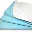 RMS Ultra Soft 4-Layer Washable and Reusable Incontinence Bed Pad - Waterproof Bed Pads, 18"X24" (3 Pack) (18 x 24 Inch)