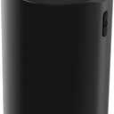 Waterless Essential Oil Diffuser, 7 Colors LED Light, Battery Powered Mini Scent Air Machine, Aromatherapy Mist Diffuser for Home Room Car OfficeBlack Aluminum Alloy (Black)