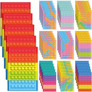 50 Pcs Mini Notebooks 4.92 x 3.35 Inch Small Pocket Notebooks Lined Notepad Portable for Students Office Notebook for Birthday Party Favors, 10 Styles Patterns