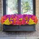 20 Bundles Artificial Flowers for Outdoors, No Fade Fake Silk Flowers with Plastic Plants ,Faux realistic flowers uv resistant for For Patio Window box Porch Garden Wedding Farmhouse Decor(Mixed Color)
