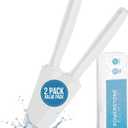 Powerstone Pumice Stone Toilet Bowl Cleaner with Extra Long Handle - 2 Pack | 3'' Longer Handle | Remove Hard Water Stains, Rings & Limescale from Toilets, Bathtubs, Sinks, Pools, BBQ