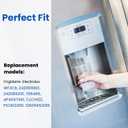 WF3CB Water Filter Replacement, HP006 Compatible with Frigidaire WF3CB, Pure Source 3, WF425, 706465, 242069601, 242086201, 242017800, Height 9 inches, 4 Count