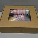 RUSPEPA Disposable Paper Coffee Cups with Lids 16 oz - 48 Pack Snowman and Nutcracker Soldier Design Printed Paper Drinking Cups, Thickened Paper Style for Hot/Cold Beverages, Home, Business and Cafe