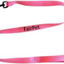 Strong Double Stitched Colorful Nylon Dog Leash, 4 feet (Pink), Set of 2