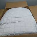 WhatsBedding 5 Inch Duck Feather Bed Mattress Topper Full, 100% Cotton Extra Thick Mattress Pad, 2500gsm Overfilled Pillow Top, Hotel Collection