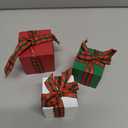 Christmas Tiered Tray Decor Set of 3 Mini Wood Small Table Decor Shelf decor