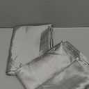 Bedsure Satin Pillowcase, Similar to Silk Pillow Cases Queen Size Set of 2, Cooling Pillow Case for Hot Sleepers with Envelope Closure, Gifts for Women Men, Silver Grey, 20x30 Inches