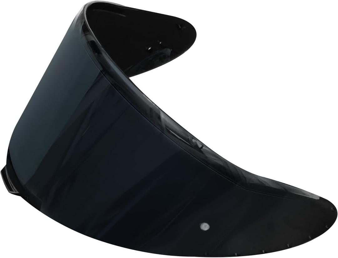 Shoei RF1400 X15 Helmet Visor Replacement Shield, Anti-Fog Sun Shield Accessory Compatible with RF-1400, X15, CWR-2, Z8, X-SPR PRO(Dark black) (Black)