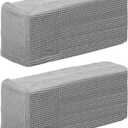 BESPORTBLE Chair Arm Protectors Sofa Armrest Cover Stretch Armchair Slipcover Protector Elastic Home Office Recliner Couch Loveseat Protective Cloth 2pcs (Light Grey)