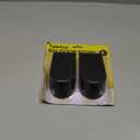 Big Door Stopper 2 Packs, Heavy Duty Wedge Rubber Door Stop Works on All Floor Surfaces, Non-Scratching Doorstops Special for Home Office School Heavy Door (Black, H1.9 x L6.3 x W2.7 Inches)
