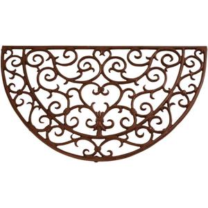 Esschert Design Doormat in Antique Rust - Half Round