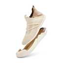 MUVEZ As Seen on Shark Tank Dual Sole Indoor Outdoor Slippers | Lightweight Cushioned House Shoes with Removable Outsoles, M10, W11