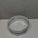 Female Fit 10" Inch Metal Vent Duct Connector - Vent Extension - Galvanized Metal Pipe Connection - 10 Inch Dryer Vent Coupler - Metal Dryer Pipe Coupling - Rigid 10" Inch Metal Hose Extension