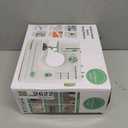 StitchMaster Pro:Ballet on twin needles.Sewing machine,sewing machine for beginners,Double needle and double thread,16 kinds of stitches.Sewing machine for Household,sewing machine for adults.Green