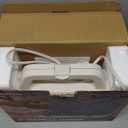 Pizzelle Maker Electric, Non-stick Stroopwafel Iron, 2 X 5" Cookie Machine for Christmas, 4" Mold Included, White