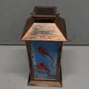 Solar Lanterns with Cardinal Theme Outdoor Waterproof Decorative Lights for Garden Birthday Gifts for Women, Mom, and Grandma Solar LED Hanging Lights for Yard, Patio, Lawn, and Porch(Tree Trunk)