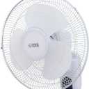 Commercial Cool 16 inch Wall Fan with Remote, White (CCFWR16W)