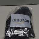 MIULEE Black Scalloped Shower Curtain Linen Textured with 12 Metal Hooks Cute Heavy Duty Washable Waterproof Thick Cloth Shower Curtains with Black Border for Bathroom Hotel Bathtub,W72*L78