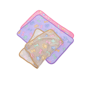 3pcs Cute Dog Cat Blanket Washable Small Blankets for Pet Bed Cozy Fleece Material Warmth Comfort for Puppy Kitten